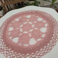 رومیزی قلاب بافی
