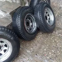 رینگ و لاستیک پاترولی در حد نو