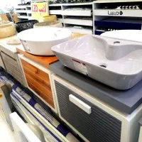 انواع روشویی کابینتی سنگی شیرآلات مدل گاتریا اصلی