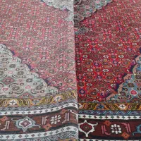 یک جفت فرش دستبافت ۶متری ریزماهی مسی در حد نو