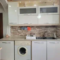 کابینت های گلاس همراه هود و سینک دوقلوی ظرفشویی|مصالح و تجهیزات ساختمان|تهران, آهنگ|دیوار