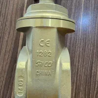 شیرفلکه برنجی ۴اینچ و شیر تکضرب ۴اینچ|مصالح و تجهیزات ساختمان|جم, |دیوار