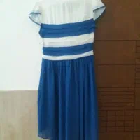 لباس ۲  مجلسی دخترانه حریر توری آسر دار