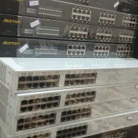 سوییچ شبکه، پچ پنل ، kvm ،گیتوی ، سانترال