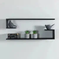 انواع شلف دیواری بسیار زیبا|کتابخانه، شلف، قفسههای دیواری|گرگان, |دیوار