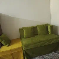 ی دست کاناپه شش نفره ال رنگ سرمه ای