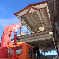 جرثقیل|خدمات حمل و نقل|صحنه, |دیوار