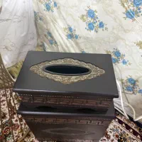 جا دستمال کاغذی چوبی