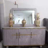 آینه کنسول و میزتلویزیون و جاکفشی  ست هم(توضیحات)