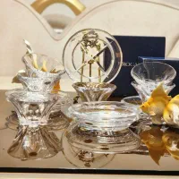 روگاشکا اصل  کریستال میوه خوری پیشدستی