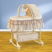 تخت کنار مادر و گهواره کودک خارجی در حد نو|تخت و صندلی بچه|شاهین‌شهر, خانه کارگر|دیوار