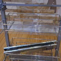 سبد ریلی داخل کابینت ۲ طبقه