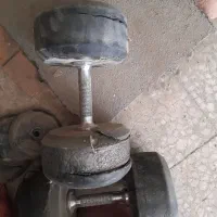دمبل ۳۰کیلوی ک جفتش میشه 60کیلو