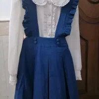 بلوزو دامن پیشبندی