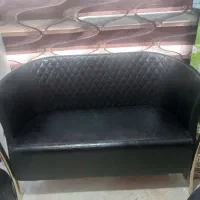 مبل ۴نفره چرم با جلو مبلی اکبند با۴سال گارانتی