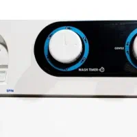 لباسشویی پاکشوما 15نیم دوقلو سفید مشکی|ماشین لباسشویی و خشککن لباس|شیراز, ده پیاله|دیوار