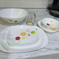 سرویس ظروف پذیرایی غذاخوری آرکوپال لومینارک فرانسه|ظروف سرو و پذیرایی|کرج, شهرک بنفشه|دیوار