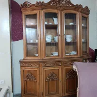 بوفه قدیمی و ویترین|بوفه، ویترین، کنسول|تهران, نیروی دریایی|دیوار