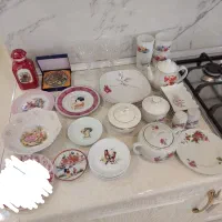 دیوارکوب دنسی قندان گلسرخی قابلمه پیرکس فرانسه