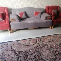 مبل هفت نفره راحتی به علت جابجایی|مبلمان خانگی و میز عسلی|شیراز, قالیشویی|دیوار