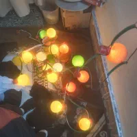 ریسه لامپ رنگی توپی