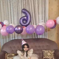 بادکنک و تم تولد بنفش