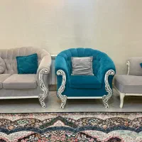 مبل و ایینه کنسول