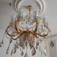 لوستر کریستالی در حدنو|لوستر و چراغ آویز|ساوه, |دیوار