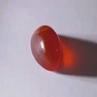 عقیق یمن اصل سرخ عسلی آبدار قدیمی