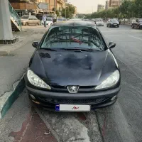 پژو ۲۰۶ تیپ۲ مشکی مدل ۸۹ بی رنگ