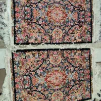 یک جفت فرش دستباف چله ابریشم یک در یک ونیم|فرش|مشهد, شهرک لشکر (شهرک غرب)|دیوار