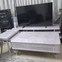 ست کنسول و میز تی وی آراد چوب