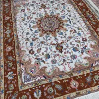 جفت ۹متری حاشیه عبایی دستباف|فرش|مشهد, حرم مطهر رضوی|دیوار