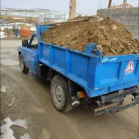 حمل نخاله و ماسه با نیسان کمپرسی
