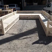 تخت چوبی  و میزوصندلی کافه ورستوران|میز و صندلی غذاخوری|شیراز, سلطان آباد|دیوار