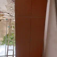 کمد دیواری دولنگه همراه چهارچوب چوب روسی