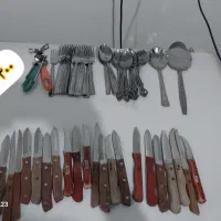 قوری قاشق چنگال بشقاب و کلمن ست شکلات خوری|قوری، کتری، قهوهساز دستی|اهواز, زیتون کارمندی|دیوار