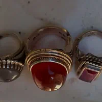 انگشتر نقره شجر  یاقوت  عقیق|جواهرات|کرمانشاه, |دیوار