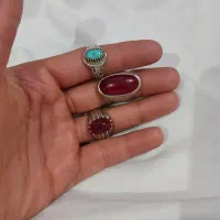 انگشتر یاقوت و فیروزه نیشابوری