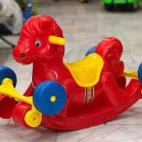 اسباب بازی اسب چرخ دار و بادی.تاب کودک|اسباب‌بازی بچه|ارومیه, |دیوار