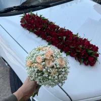 تزئین ماشین عروس و دسته گل عروس|خدمات پذیرایی، مراسم|شیراز, شهرک پرواز|دیوار