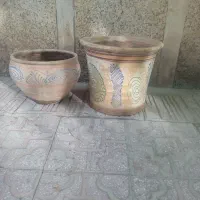 دو عدد گلدان سالم