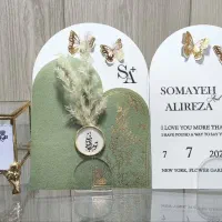 انواع کارت عروسی و کارت باکس ، کارت ولکام