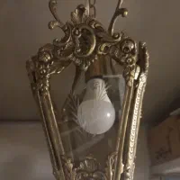 ست لوستر تمام برنجی قدیمی و سنگین|لوستر و چراغ آویز|کرج, کرج نو|دیوار