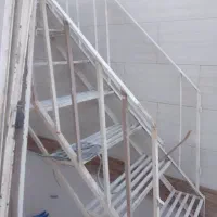 دولنگه در و راه پله آهنی سنگین ک محکم|مصالح و تجهیزات ساختمان|خرمشهر, |دیوار