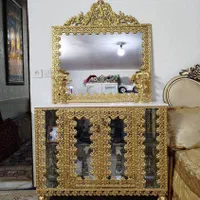 ست عروس گنجه ساعت ایستاده میزتلویزیون کنارسالنی|صنایع دستی و سایر لوازم تزئینی|مشهد, جوادیه|دیوار