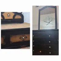 ست تخت خواب ، دلاور و آینه|تخت و سرویس خواب|گرگان, |دیوار