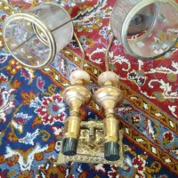 لوستر قدیمی ۲عدد|لوستر و چراغ آویز|قم, نیروگاه|دیوار