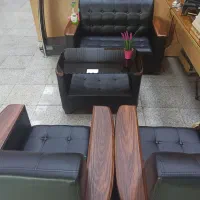 جلومبلی چرمی...چوبی وکیومی اداری|مبلمان اداری|اهواز, بیست متری شهدا|دیوار