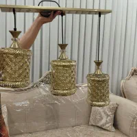 لوستر سه شاخه طرح برنز